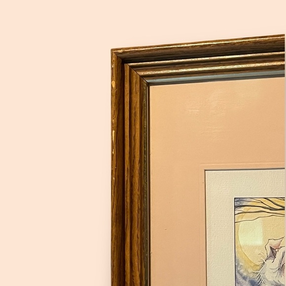 J. Bergsma 'LOVE NEVER ENDS' 1982 Limited Edition Signed Numbered Framed - RARE! - Picture 8 of 14